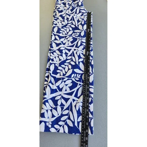 Calvin Klein Women's Dress Trouser Pants Linen Blend Size Small Pull on Comfort - Picture 7 of 10